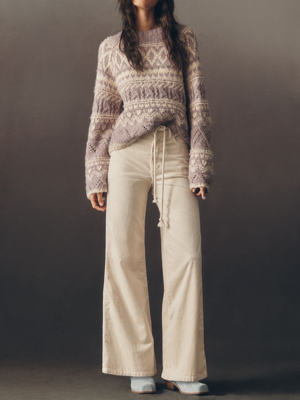 NWT Anthropologie Pilcro The Robbie Corduroy High-rise Flare Jeans